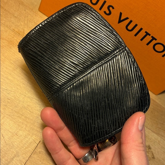Louis Vuitton Black Epi Demi Lune Coin Pouch! - Picture 6 of 10